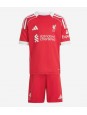 Billige Liverpool Giovanni Leoni #15 Hjemmedraktsett Barn 2025-26 Kortermet (+ Korte bukser)